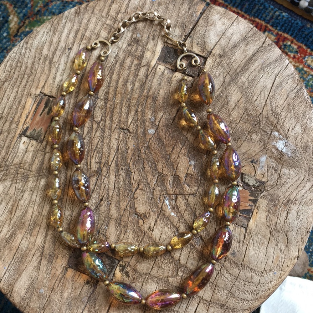 Vintage 1960’s Glass Necklace